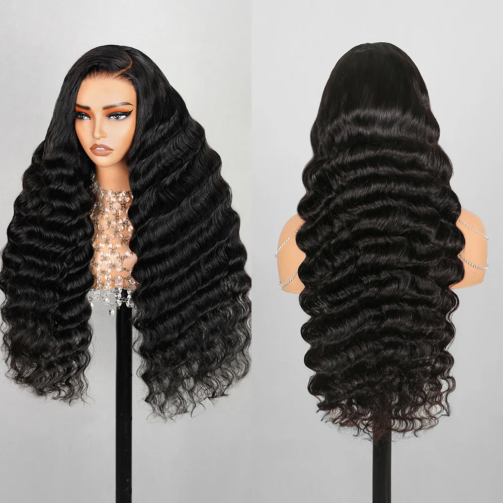 6x5 Pre-cut Glueless Wig - Deep Wave - Wild Shuga