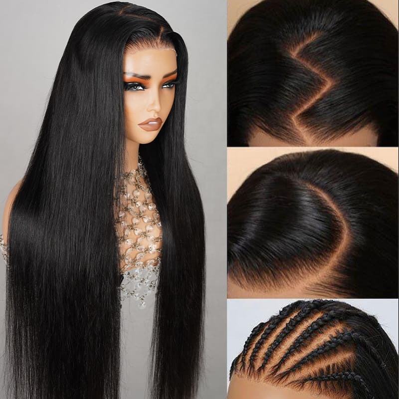 6x5 Pre-cut Glueless Wig - Straight - Wild Shuga