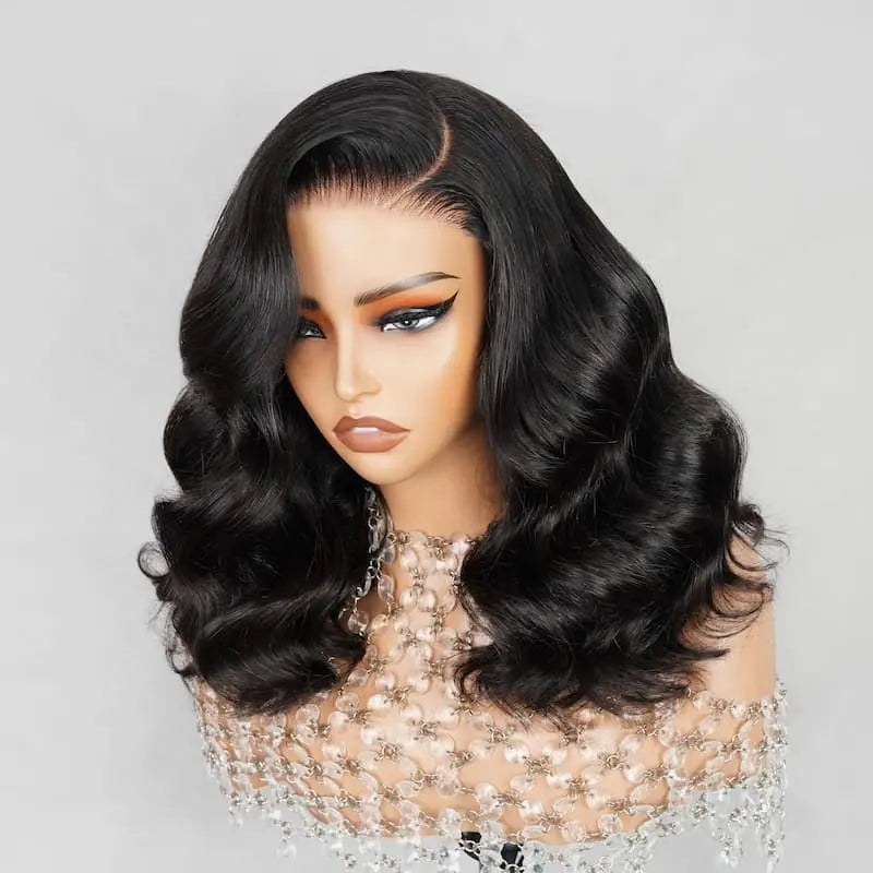 6x5 Body Wave Pre-cut Short Hair Glueless Wig - Wild Shuga