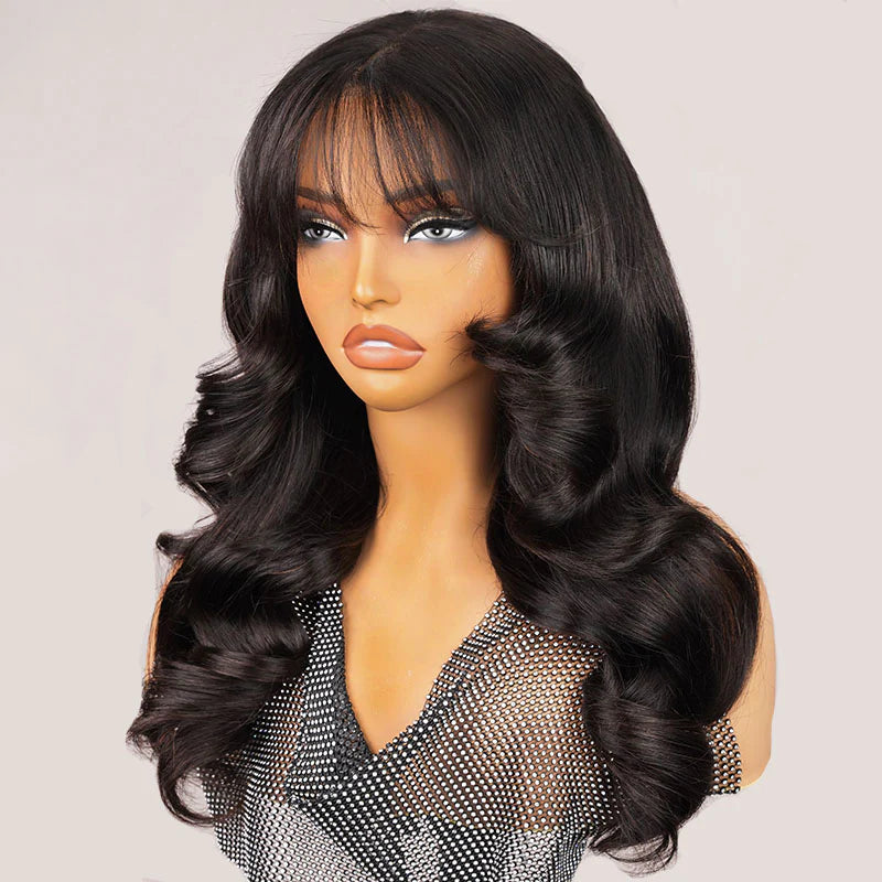6x5 Glueless Wig with Bangs - Wild Shuga