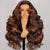 6x5 Pre-Cut Long Deep Wave Glueless Wig - Caramel Ombre - Wild Shuga