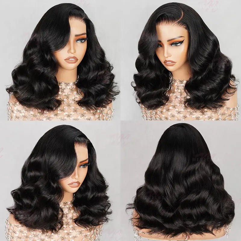 6x5 Body Wave Pre-cut Short Hair Glueless Wig - Wild Shuga